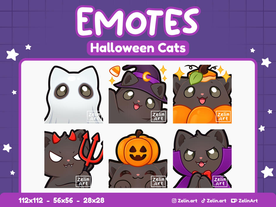 Halloween Cats - Etsy Listing Halloween Cats - Etsy Listing