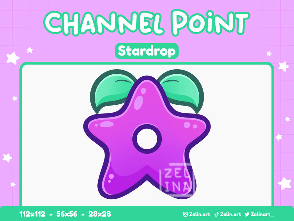 Stardrop Channel Point - Etsy Listing Stardrop Channel Point - Etsy Listing